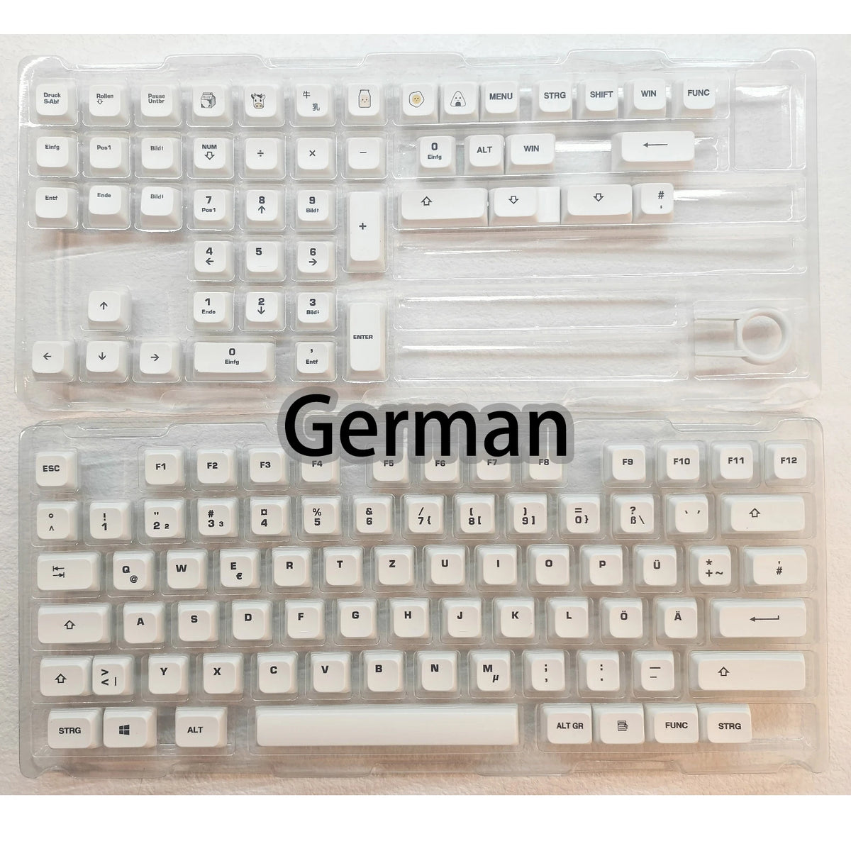 Multilingual PBT Keycaps for Mechanical Keyboards