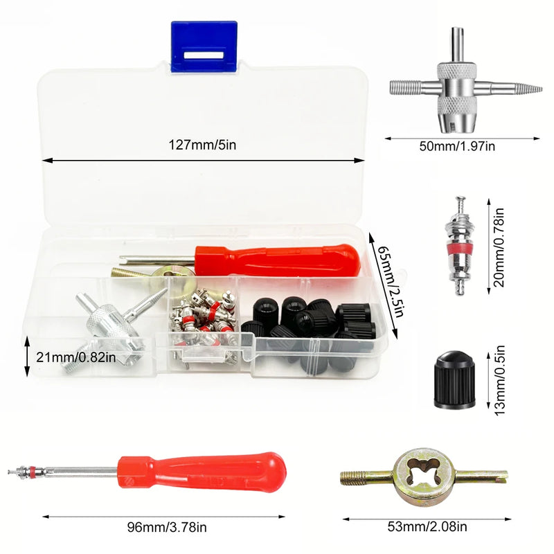 4-Way Tire Valve Core Tool