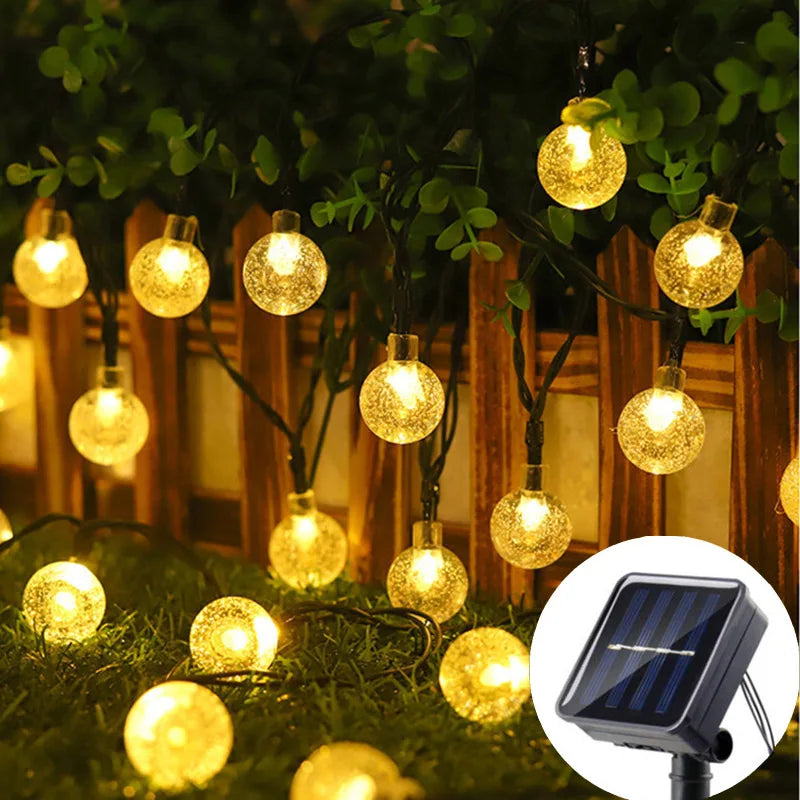 Solar LED Lichterkette für Garten