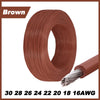 12-Color Tinned Copper Hookup Wire for DIY Projects