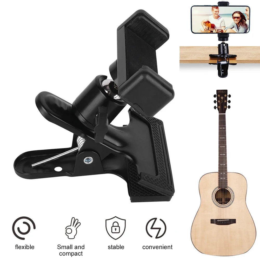 Adjustable Multi-Angle Guitar & Cell Phone Mount