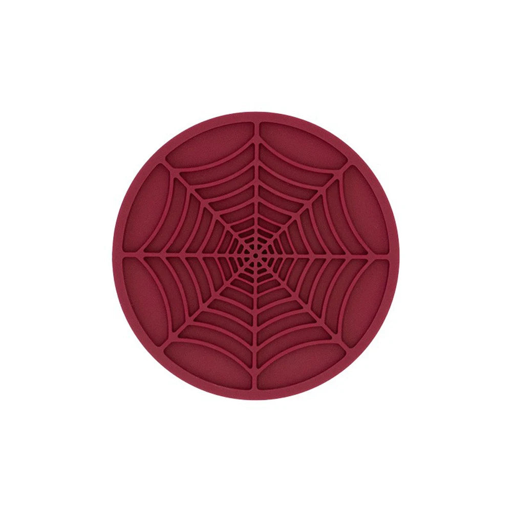 Spider Web Silicone Coasters for Car Cup Holders