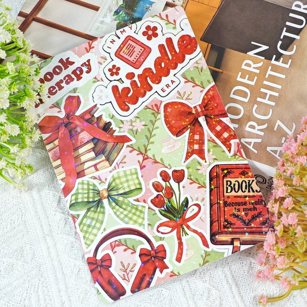 Cartoon Bow Design Insert Cards for Transparent Tablet Cases
