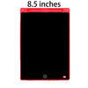 Rotes, verstellbares LCD-Zeichen-Tablet mit 8,5-Zoll-Display.