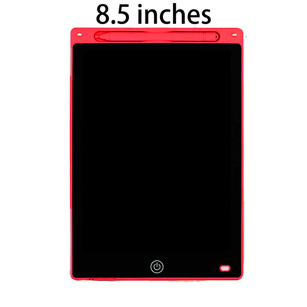 Rotes, verstellbares LCD-Zeichen-Tablet mit 8,5-Zoll-Display.