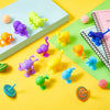 Soft Silicone Animal Building Blocks with Suction Cups