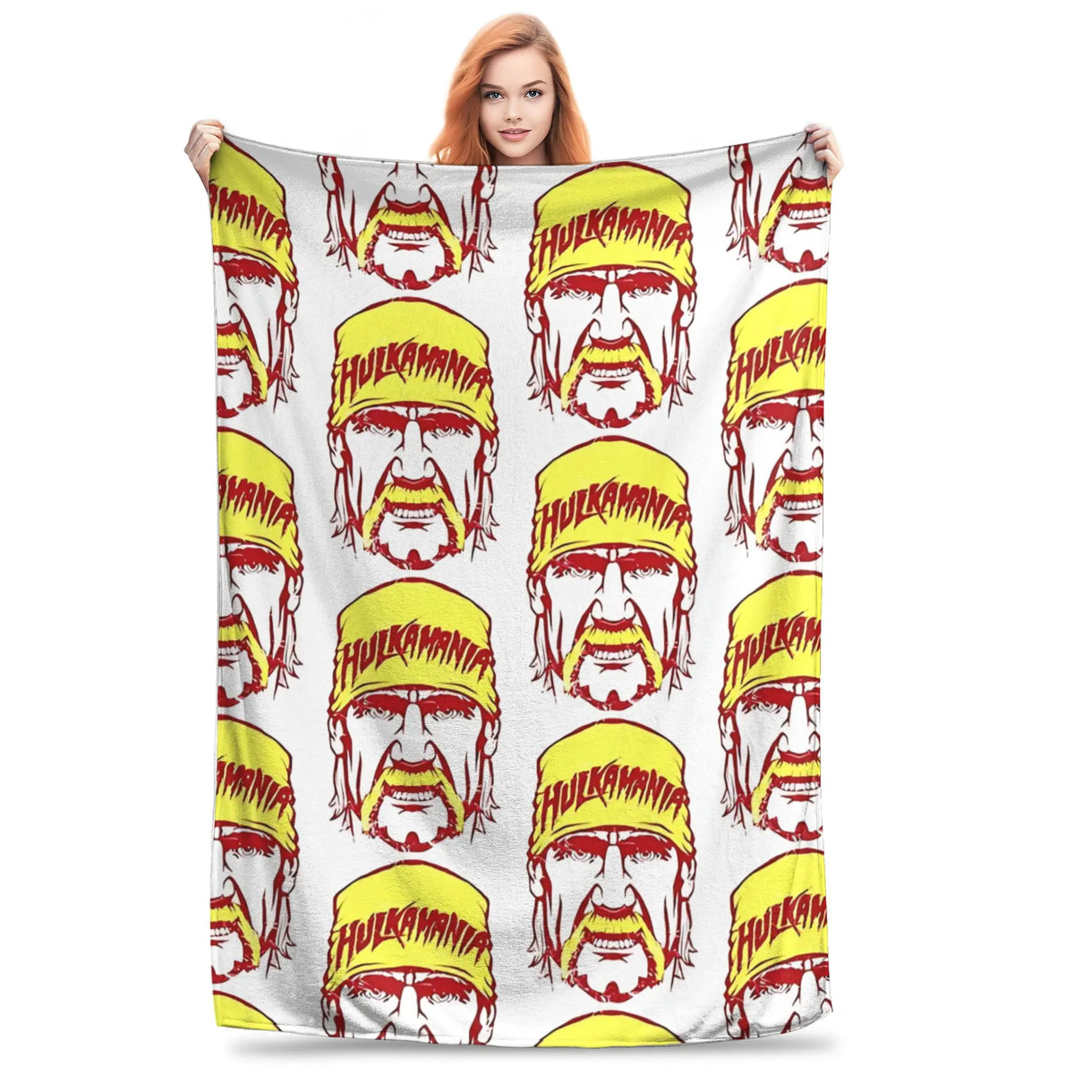 Hulk Hogan Themen-Plüsch-Flanelldecke