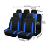 Universal Car Seat Covers — Full Set Front & Rear