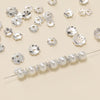 Decorative Flower Bead Caps for Jewelry Making – 50 Pack