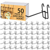 A box of 50 pack 6 inch grid wall hooks for display and organization.