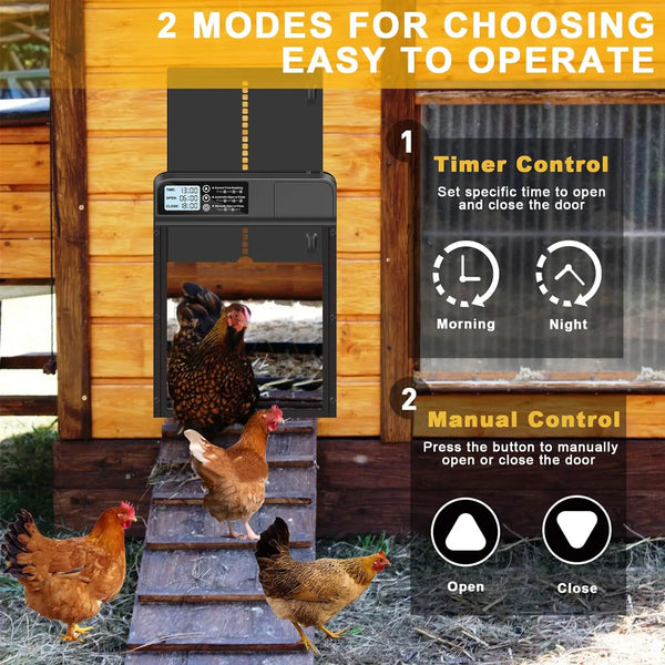 Automatic Chicken Coop Door with Timer