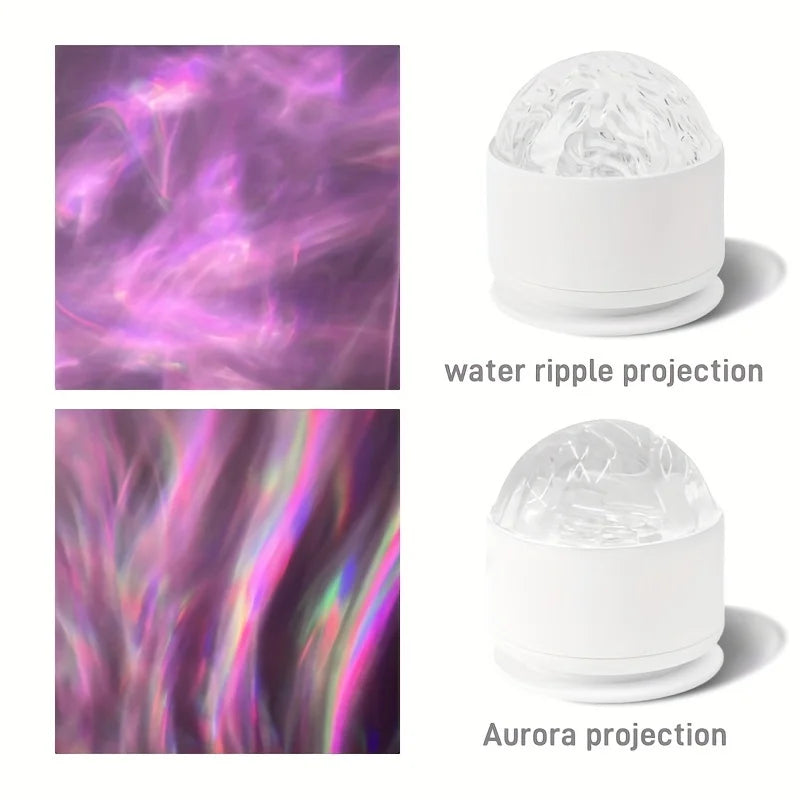 Northern Lights & Water Ripple LED Projector Lamp