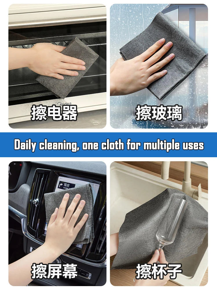Reusable Microfiber Glass Cleaning Cloth