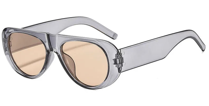 Retro Oversized Gradient Sunglasses for Women