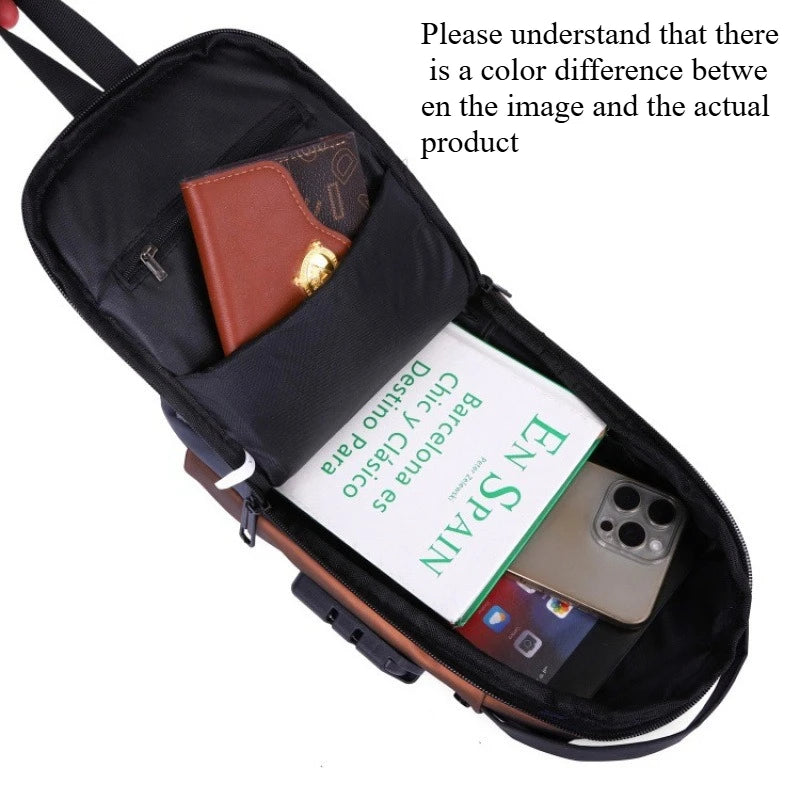Secure Chest Bag with Combination Lock
