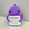 Handmade Crochet Dumpster Fire Doll – Funny Emotional Support Decor