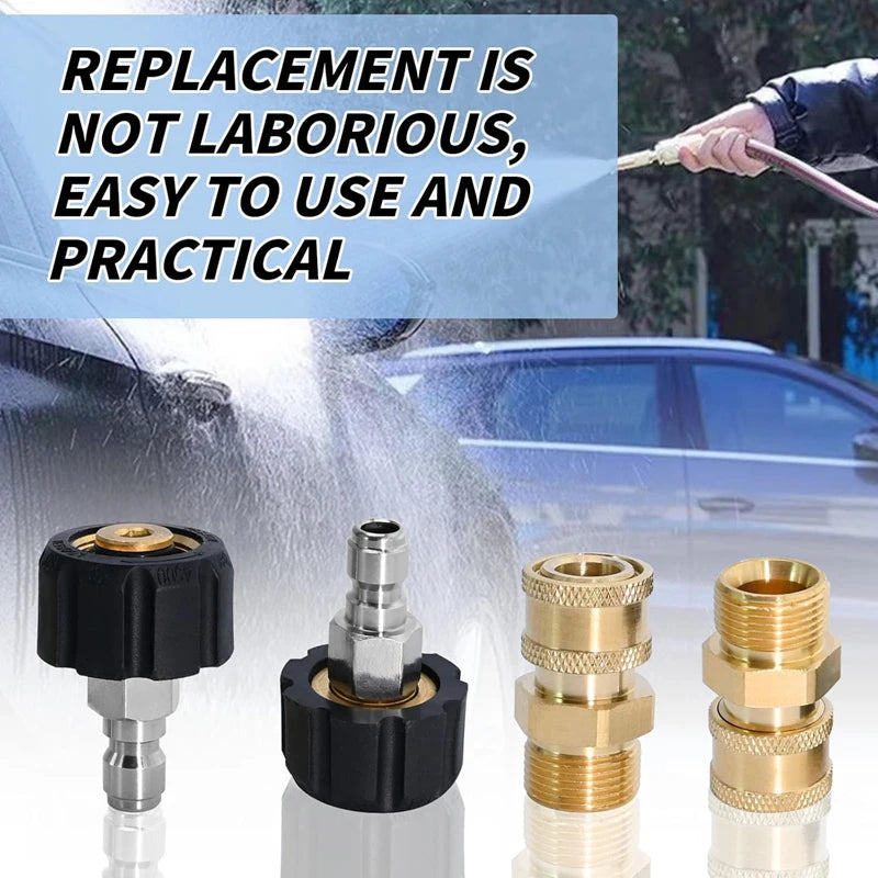Brass Pressure Washer Quick Connect Adapter