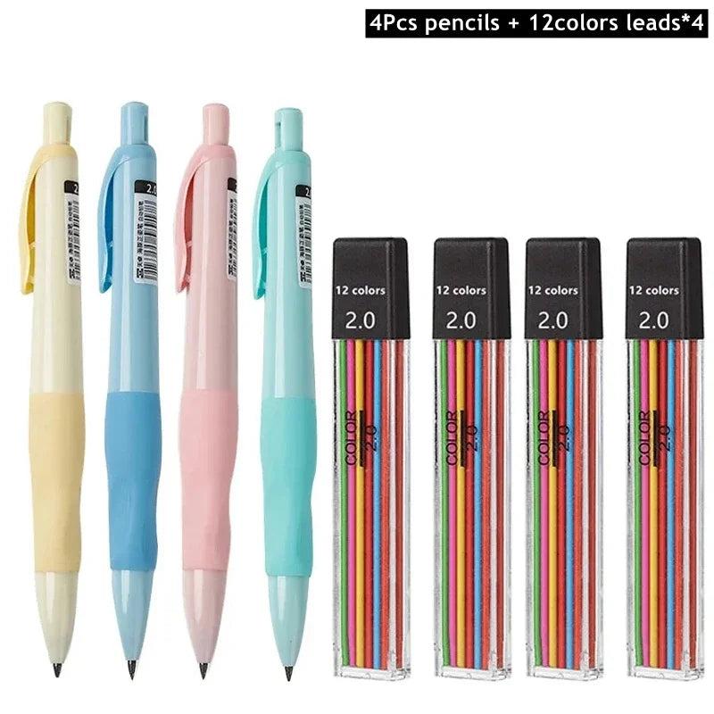 Cute Dolphin 2mm Mechanical Pencil Set