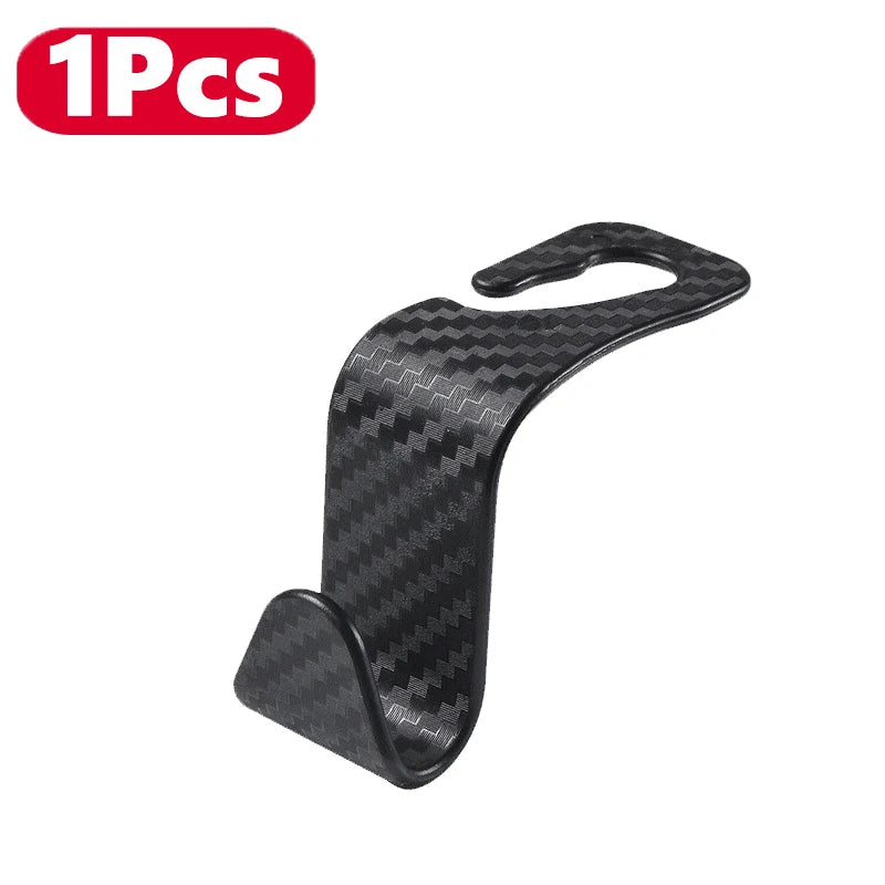 Car Seat Back Hooks with Headrest Hanger for Organizing Bags and Groceries