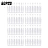 A set of 80 shower cleaning brushes with anti-clogging nozzles for cleaning.
