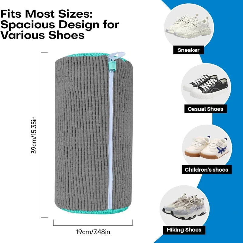 Reusable Shoe Cleaning Bags for Washer and Dryer