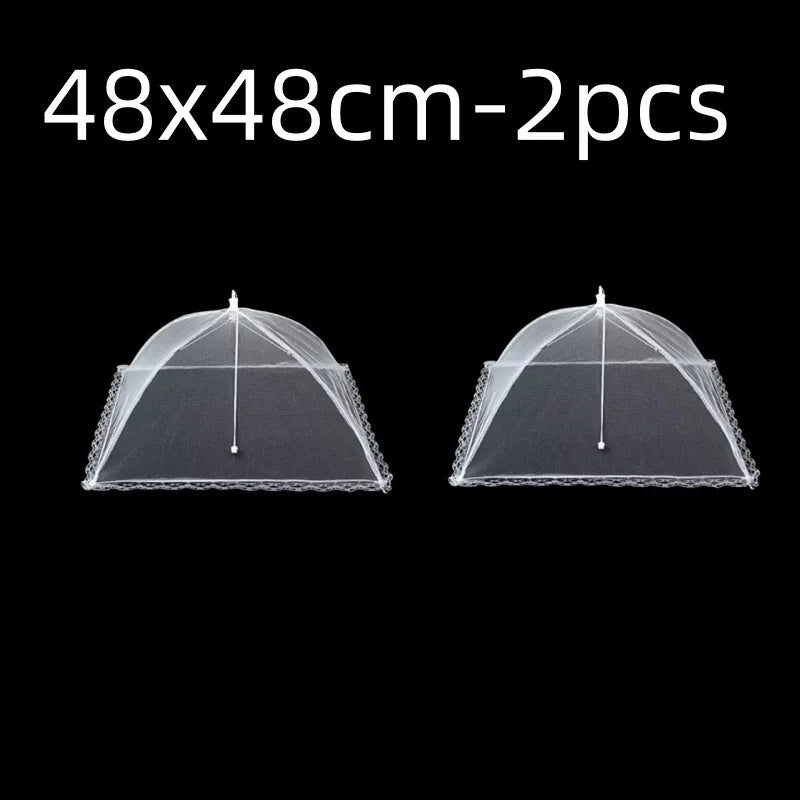 Foldable Mesh Food Cover with Pop-Up Design