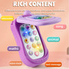 Kids' Cartoon Flip Phone Toy with Music and Learning Games