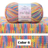 Combed Cotton Blend Gradient Yarn – 4-Ply, 50g Balls