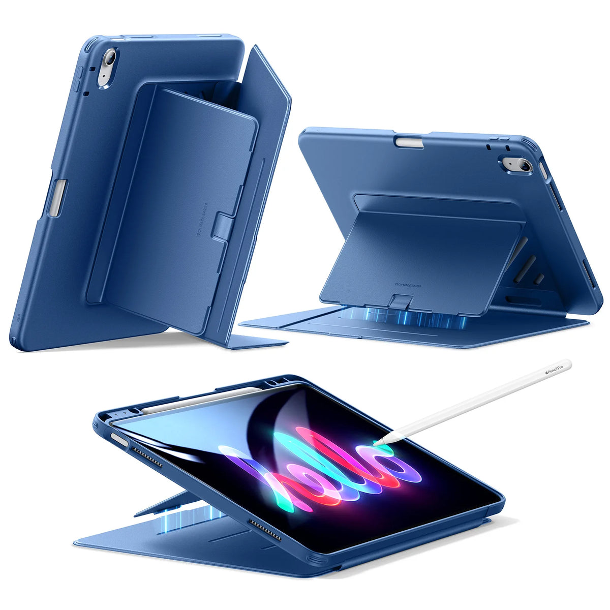 Magnetic Folio Case for iPad Air 11 Inch with Auto Wake/Sleep