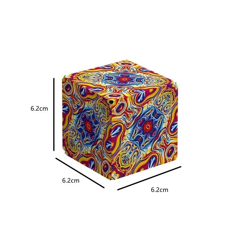 Magnetic Fidget Cube – Changeable 3D Puzzle for Stress Relief