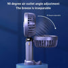 Portable USB Rechargeable Mini Fan with Digital Display