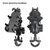 Shock-Absorbing Motorcycle Phone Mount