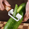 Wooden-Handle Multi-Function Peeler with Bottle Opener