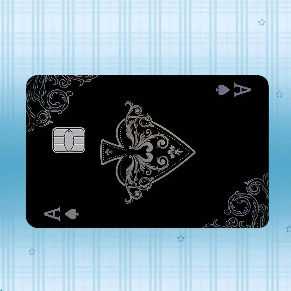 Holographic Card Skin Stickers (4-Pack) – Waterproof, Scratch-Resistant