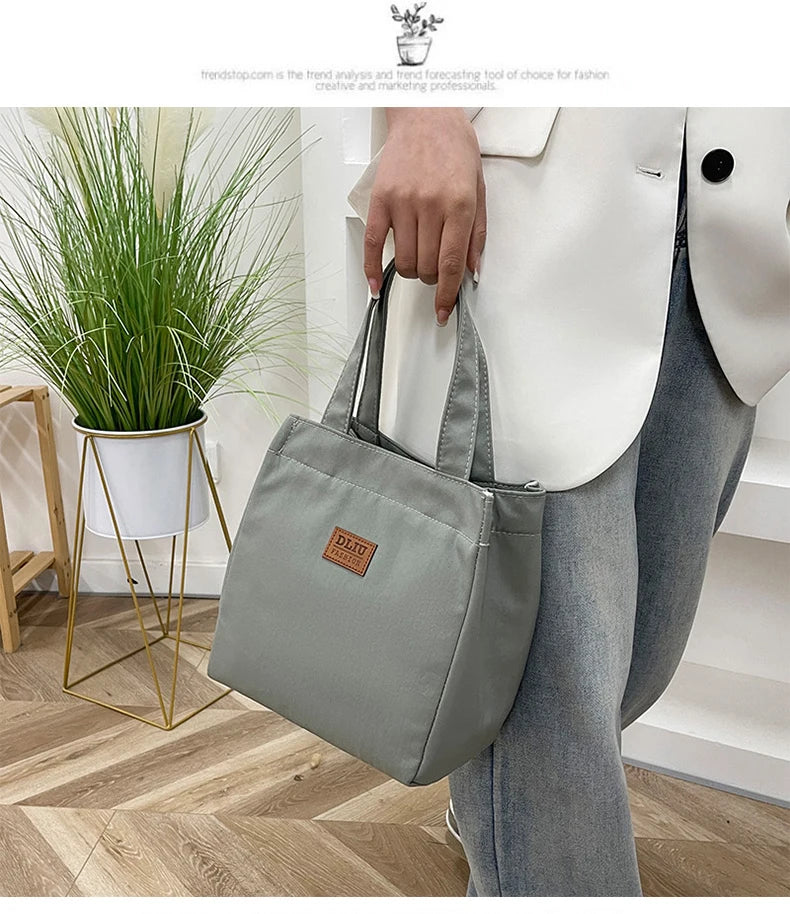 Insulated Lunch Bag with Top Handle for Work