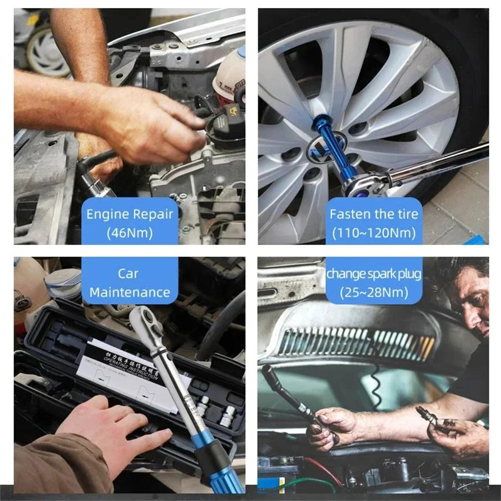 3/8" Drive Torque Wrench (5-60 N.m) with ±3% Accuracy