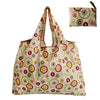 Foldable Nylon Reusable Shopping Bag with Floral Print