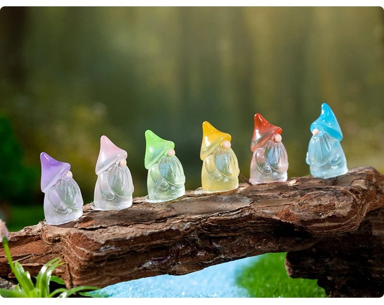 Luminous Fairy Garden Mini Gnomes for Enchanted Decor
