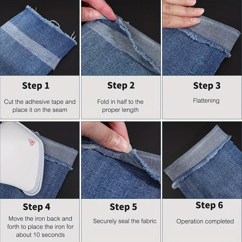 Iron-On Fusible Hem Tape for Quick and Easy Hemming