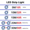 Smart RGB LED Strip Lights with USB Power & App Control