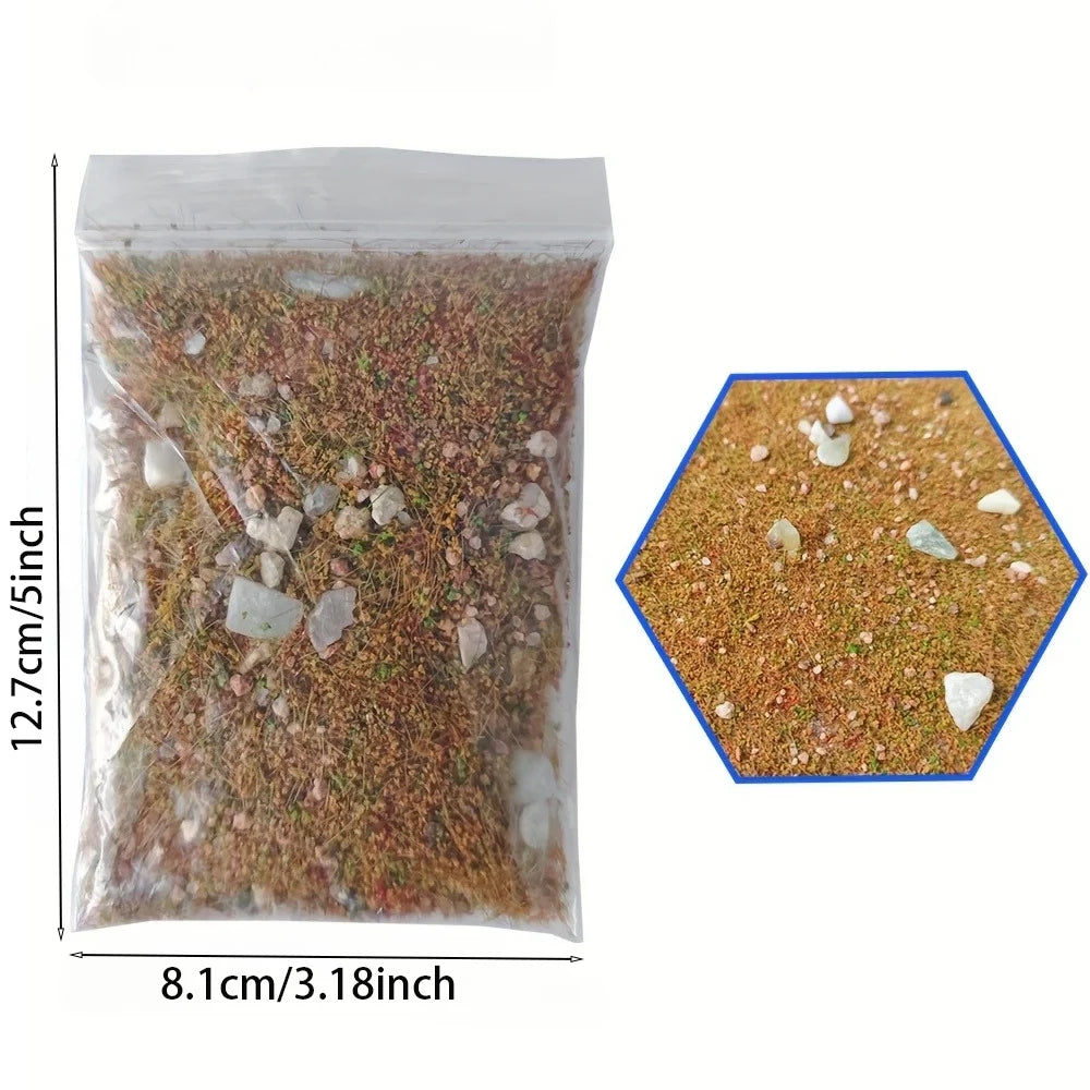 Miniature Landscape Stone Grass Powder for DIY Models & Sand Tables