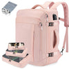 Expandable Travel Backpack with 4 Packing Cubes