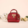 Mini Leather-Look Coin Purse with Keychain