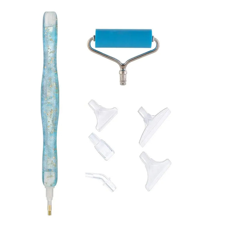 5D Diamond Painting Pen Kit with Roller & Tape