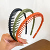 Non-Slip Resin Hair Bands - Set of 5