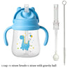 Baby Training Cup with Straw and Easy-Grip Handles