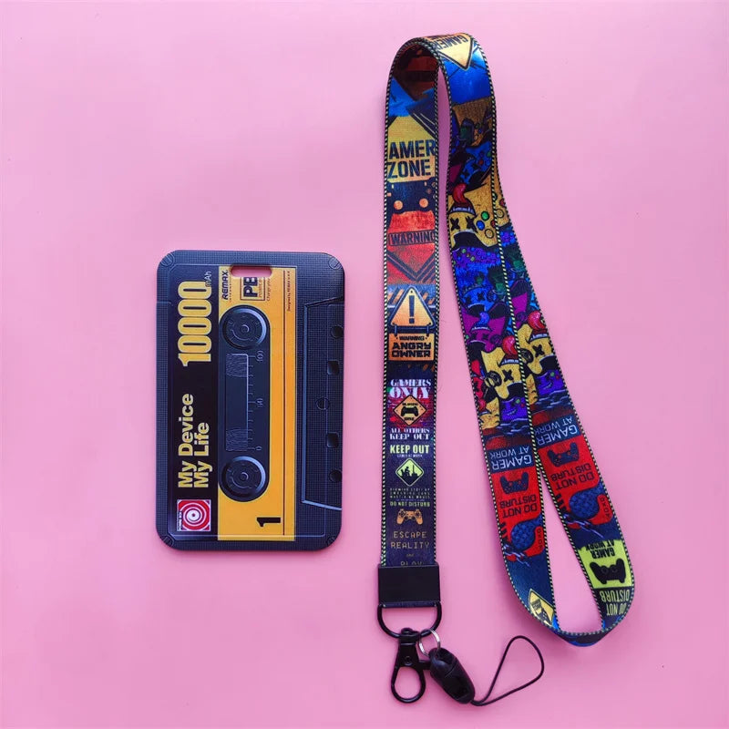 Retro Camera Card Holder with Lanyard