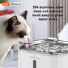 Smart Pet Water Fountain with Stainless Steel Bowl