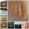 Antique Silver Adjustable Toe Ring