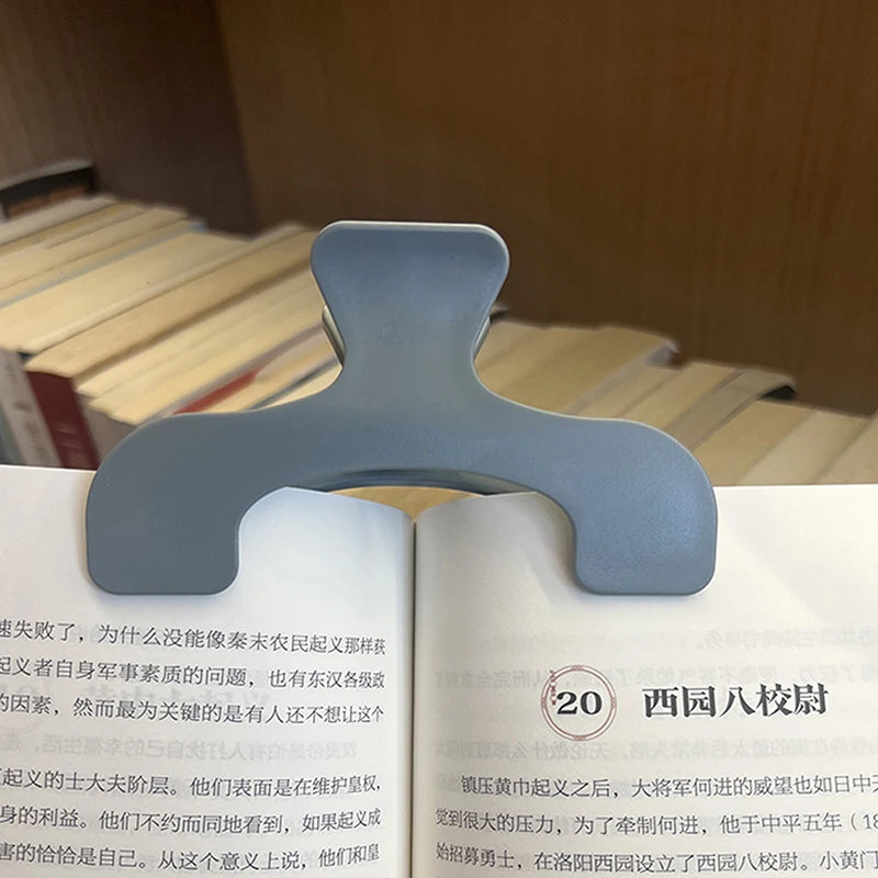 Frosted Transparent Book Page Holder Clip